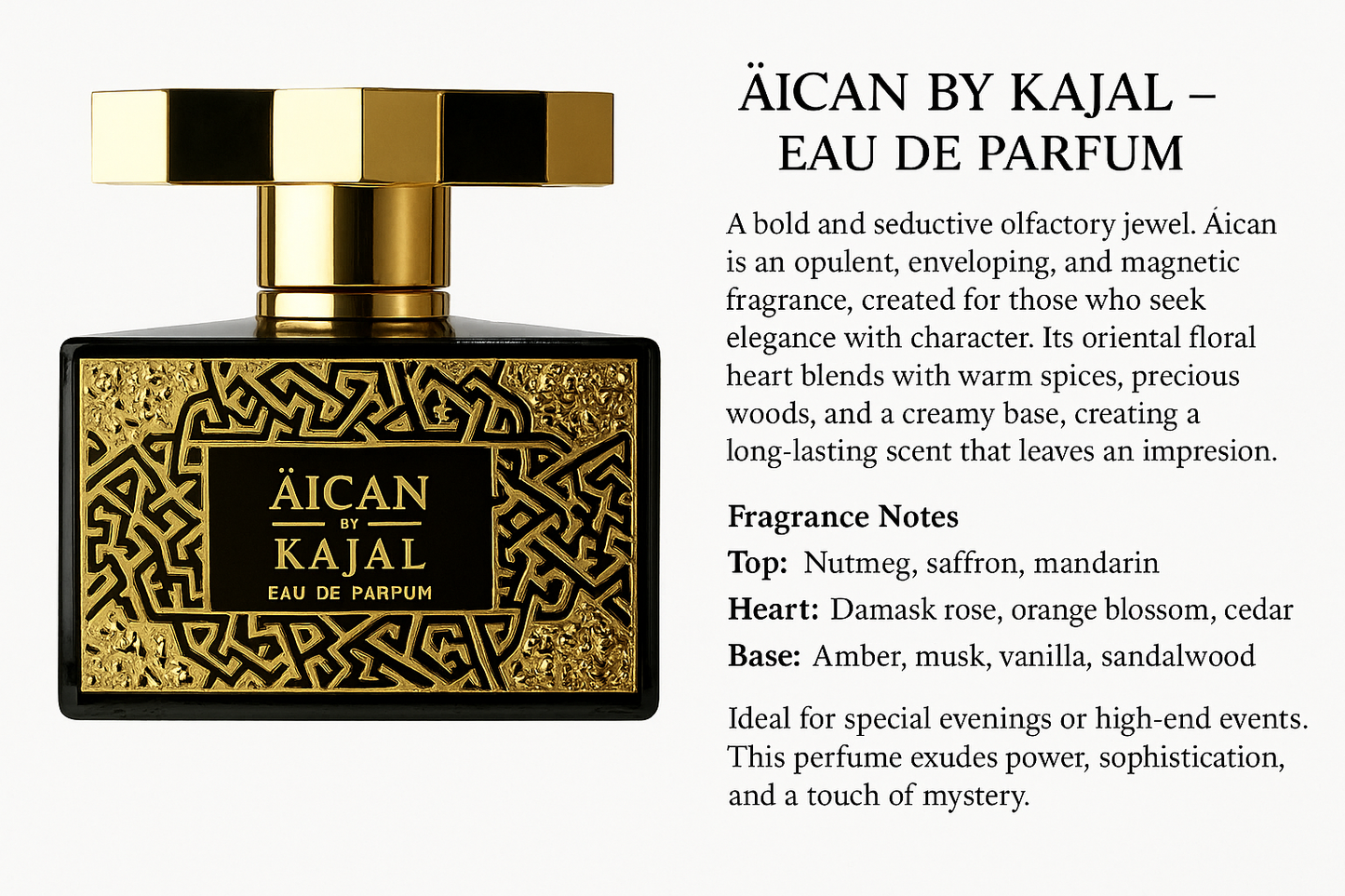Aican by Kajal – Eau de Parfum