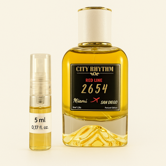 CITY RHYTHM 2654 – RED LINE (MIAMI TO SAN DIEGO)   Parfum Extrait